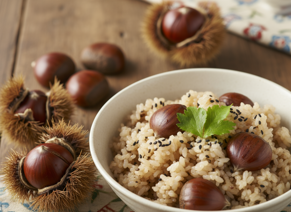 薬局長の大好物・秋の味覚「栗ご飯」栗の皮むき方法を教えてください。