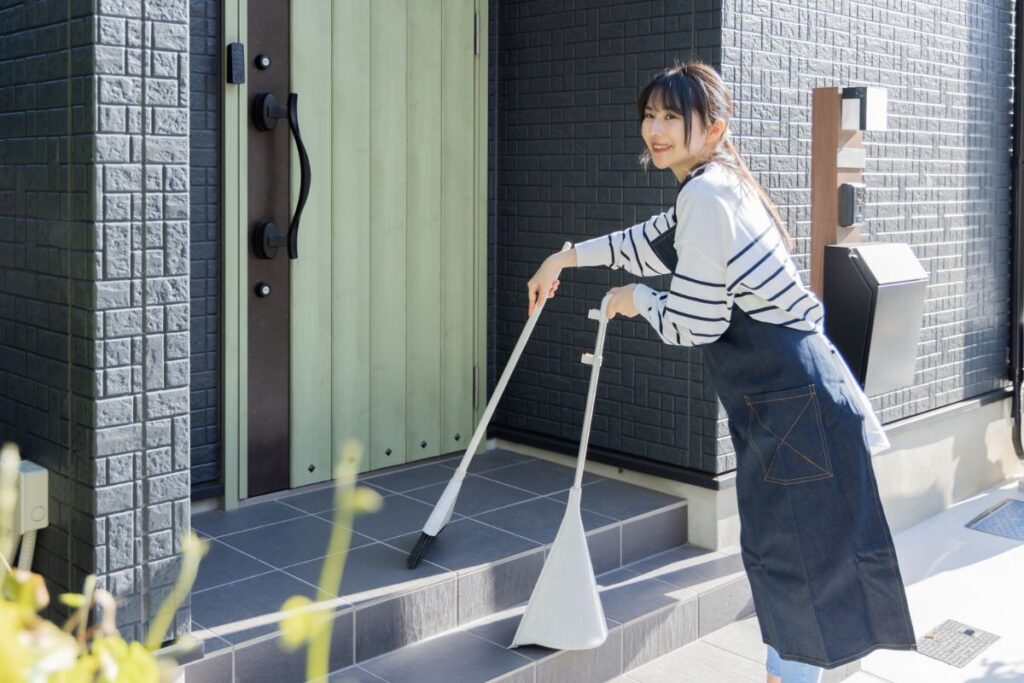 重曹を使った玄関掃除のやり方