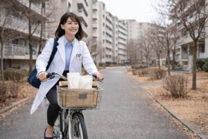 寒さに負けず活動中。若葉区みなみ薬局薬剤師の在宅訪問