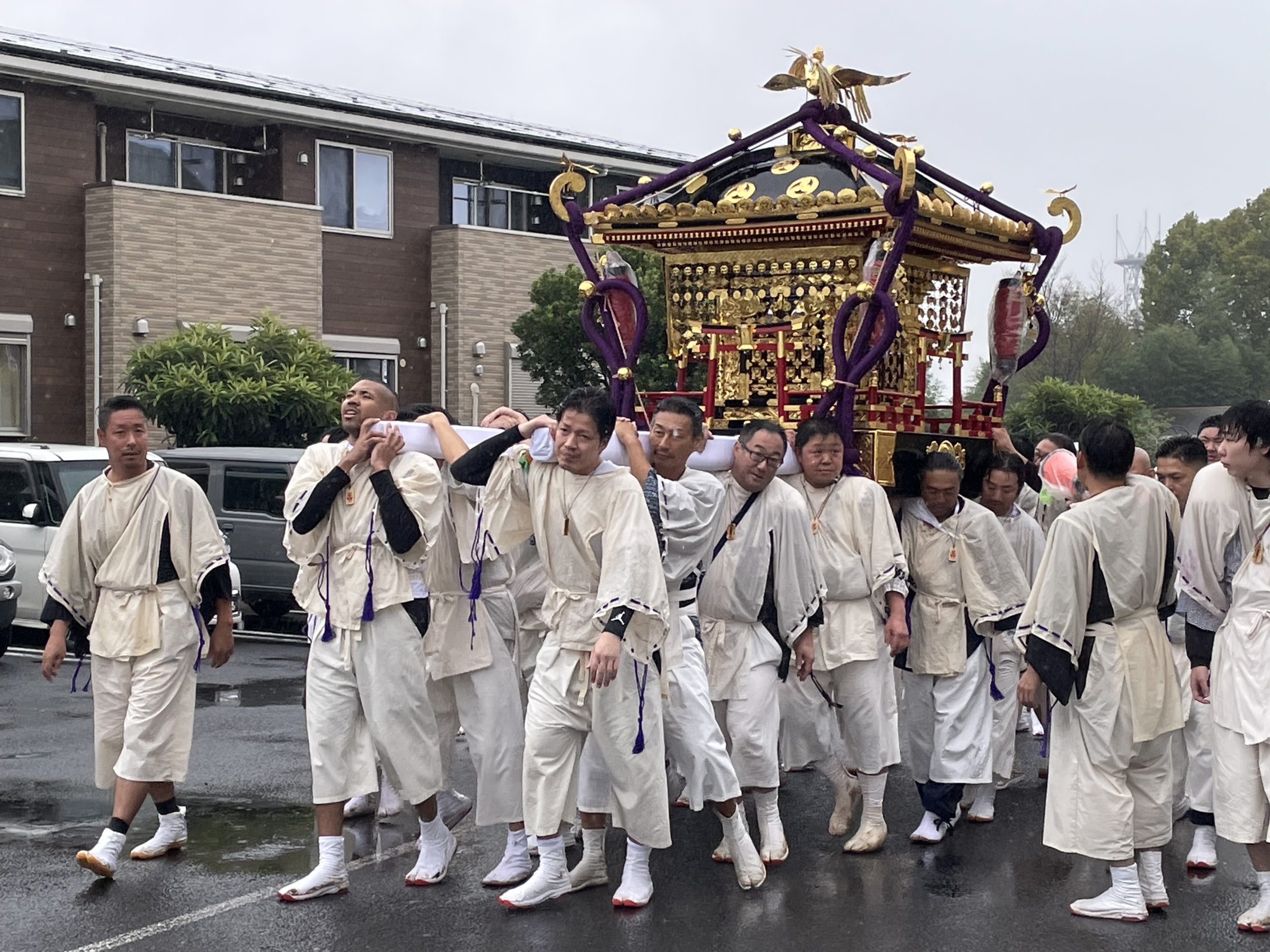 佐倉の秋祭りに沸く！迫力の御神輿