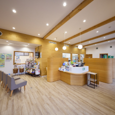 健栄 さわら薬局 店内