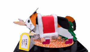 もうすぐクリスマス！受付の猫ちゃんもサンタ姿に変身