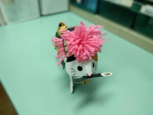 毎月お着替え中｜ 2月は“節分の鬼ねこ”でした