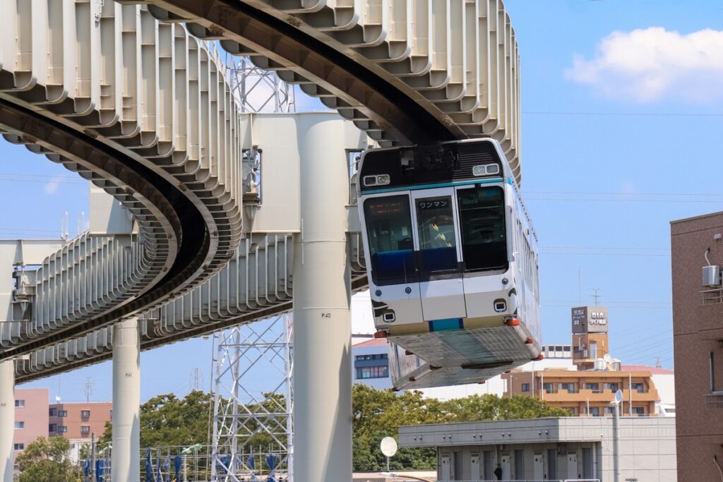 ギネス認定！懸垂型モノレールとして世界一の「千葉都市モノレール」