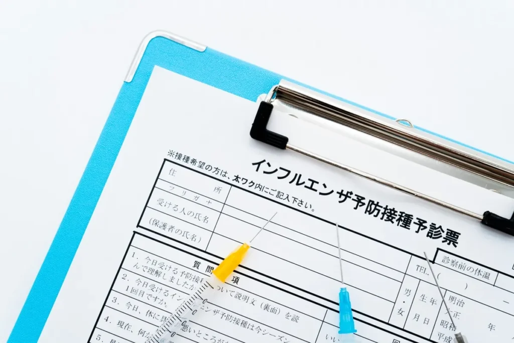 インフルエンザ予防接種のタイミングは？
